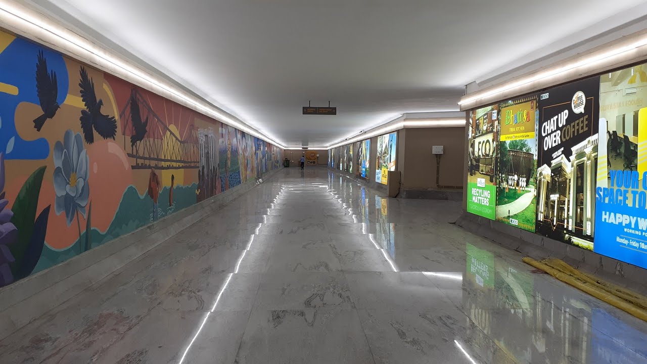 New Subway at Biswa Bangla Gate Inside View|Kolkata Subway in Biswa Bangla Gate|Exploring Newtown