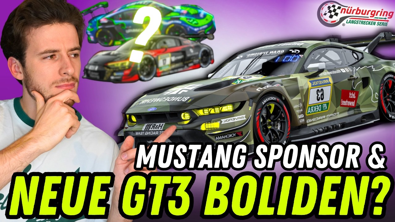 NLS 2026: Weitere GT3 Autos und NEUES HRT Mustang-Design! 🔥