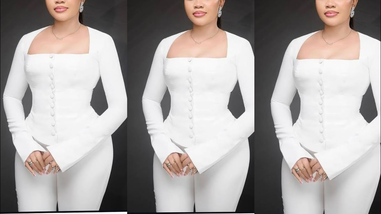 HOW TO DRAFT AND CUT A BUSTIER TOP WITH A QUEEN ANN NECKLINE  (DETAILED TUTORIAL)