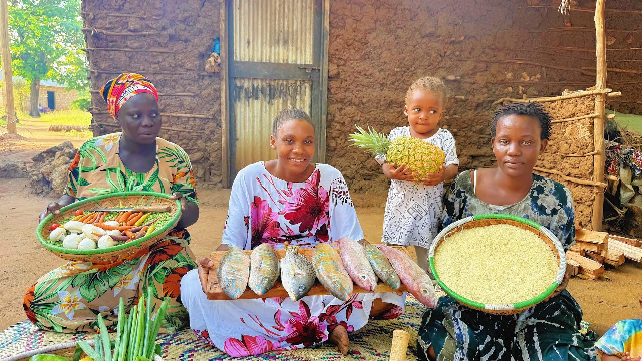 🏡 Dream Home Progress in Africa 🏗️ + Quick & Easy Deep-Fried Fish Recipe for Dinner 🐟🌿✨