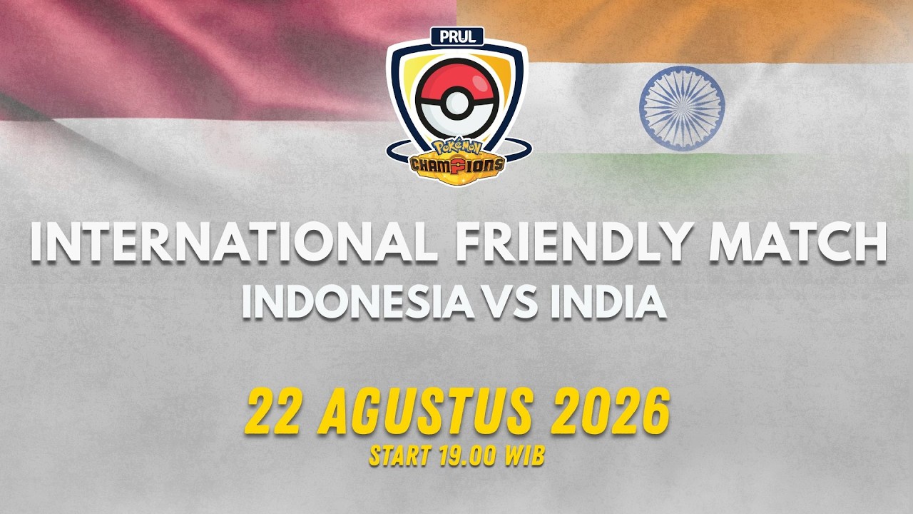 PRUL INTERNATIONAL FRIENDLY MATCH INDONESIA VS INDIA DAY 1 | POKEMON CHAMPIONS INDONESIA
