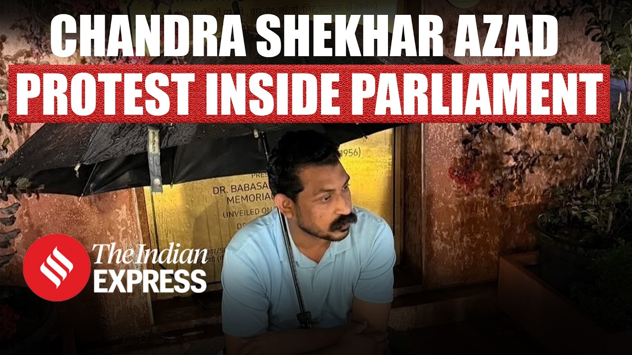 Chandra Shekhar Azad Sits In Inside Parliament Over Police Action On Students | CJP Protest