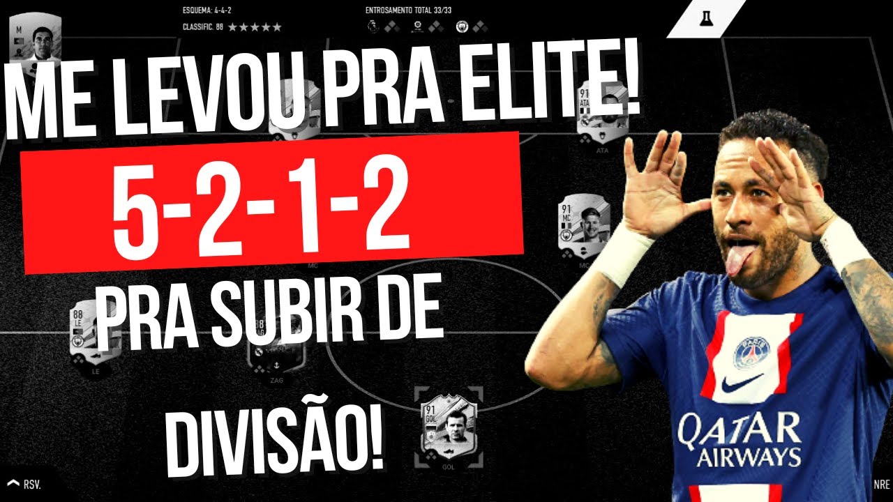 FIFA 23 - A TÁTICA QUE ME LEVOU PRA DIVISÃO ELITE! 5-2-1-2 DICAS E INSTRUÇÕES NO VÍDEO!