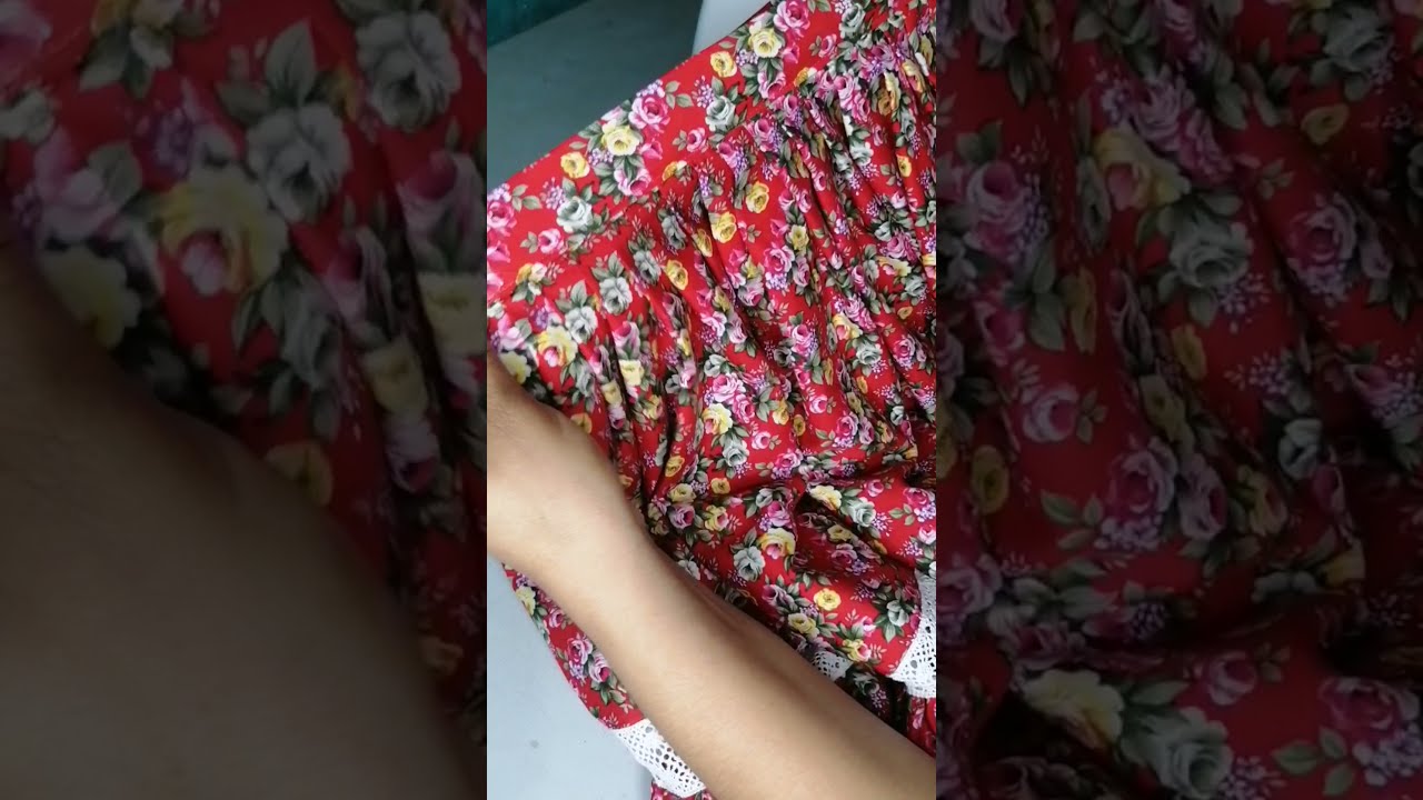 Confección del #pollerín #chorrerano parte2 armado de la camisa #Chorrera #Panamá #pollerapanameña