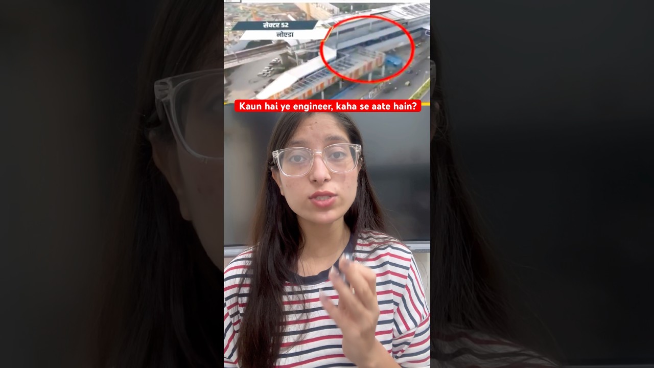 Noida skywalk blunder! #skywalk #noidanews #upnews #shortsnews #noidametro #shortsfeed #viralnews
