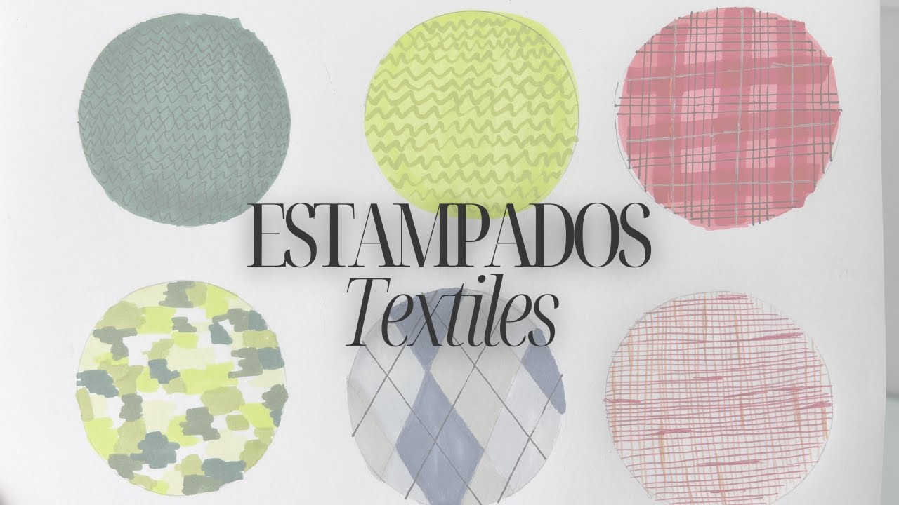 ¿Cómo dibujar estampados?/Ilustración Textil/Fáciles/ tips para dibujar ropa ✧ / cómo pintar tela.