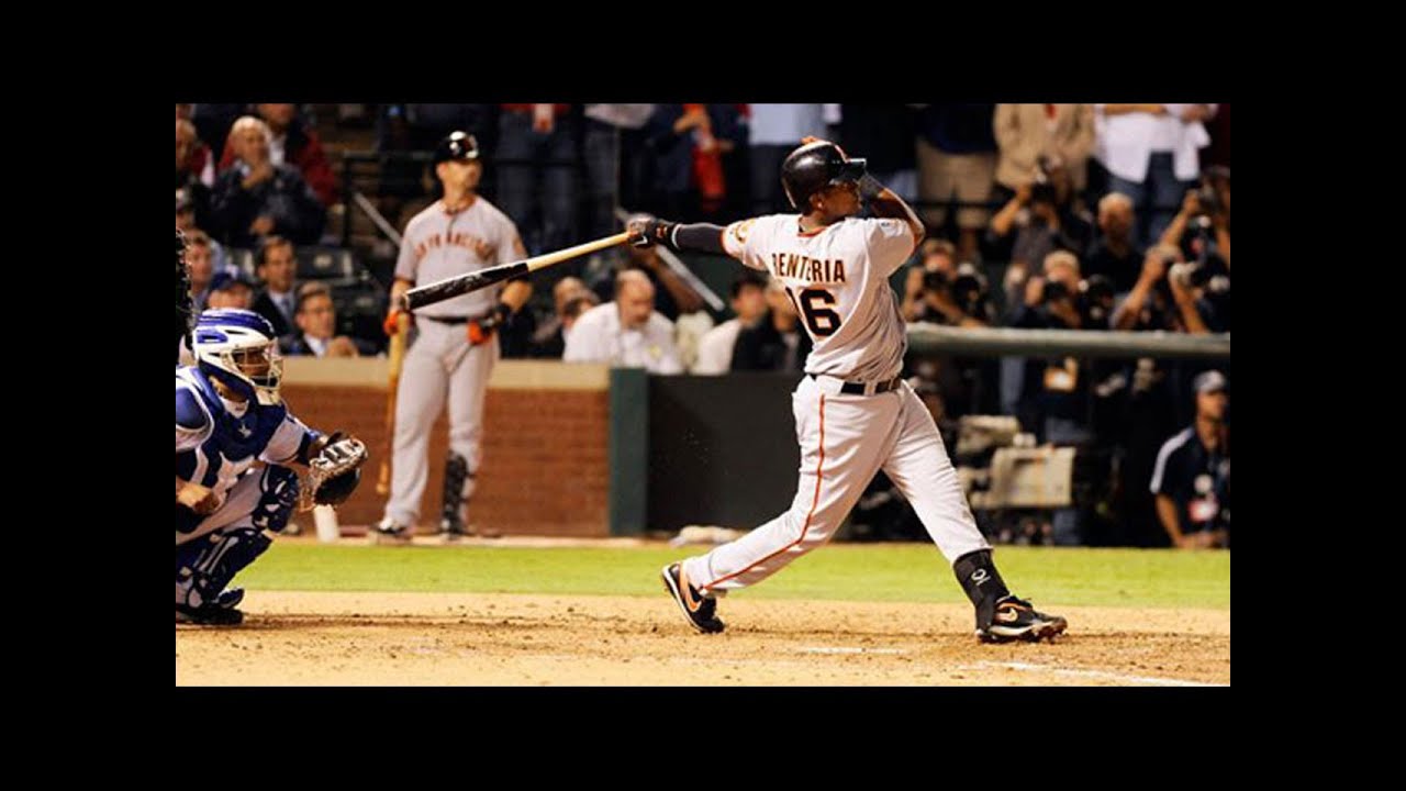 Home Run - Edgar Renteria - SF Giants campeon 2010