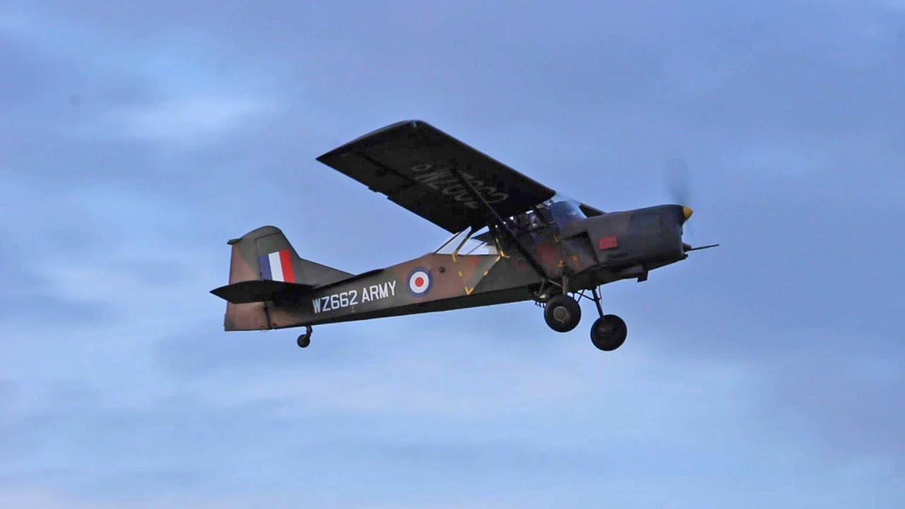 Auster AOP 9 Landing & Take-off WZ662 at Barton