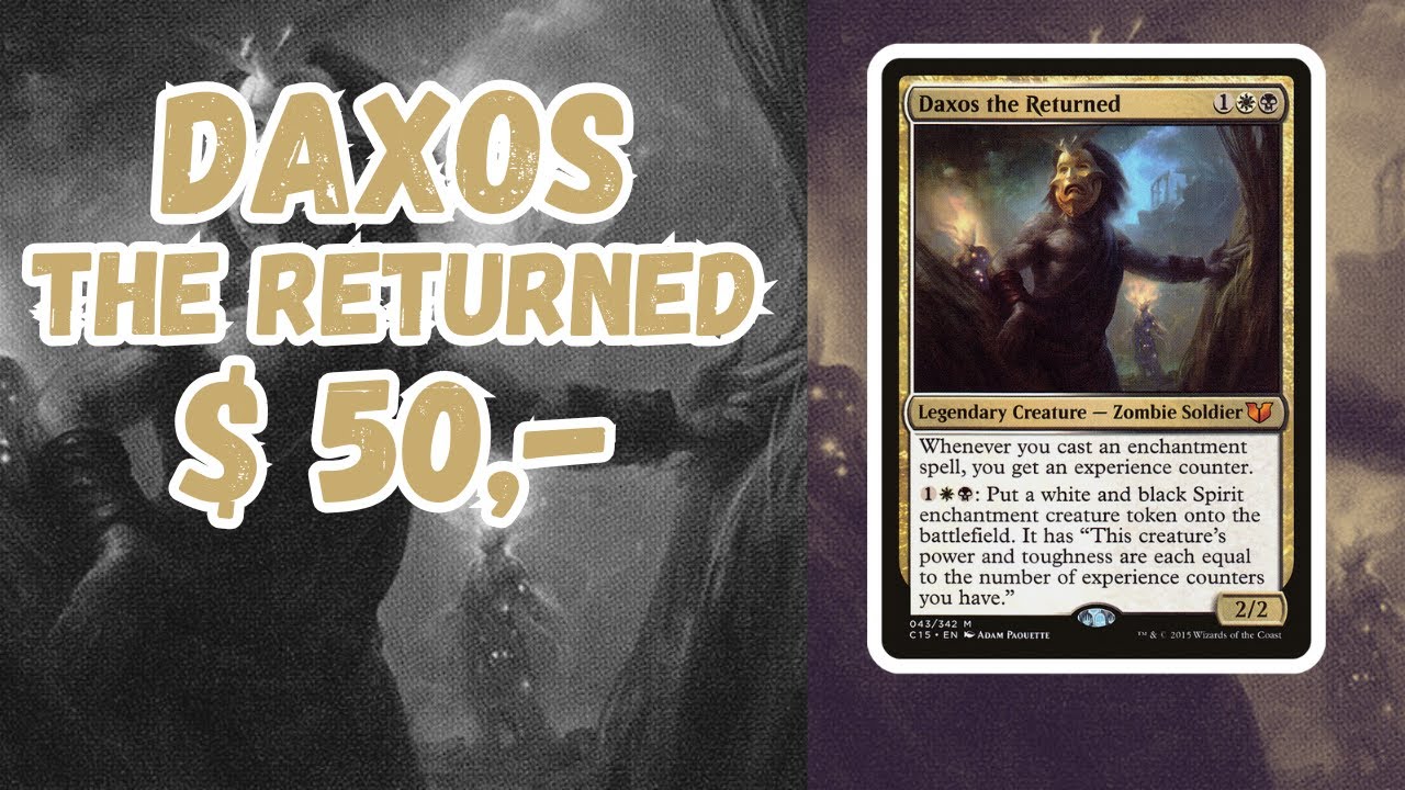 Enchantments + go wide with this reimagined precon of daxos the returned