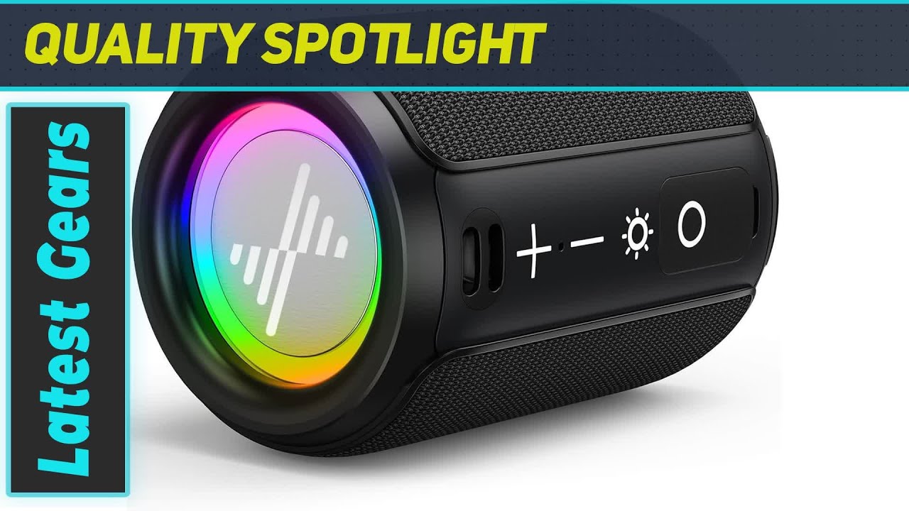 LENRUE F20 Portable Bluetooth Speaker Review with TWS, Colorful Lights, and IPX5 Waterproof