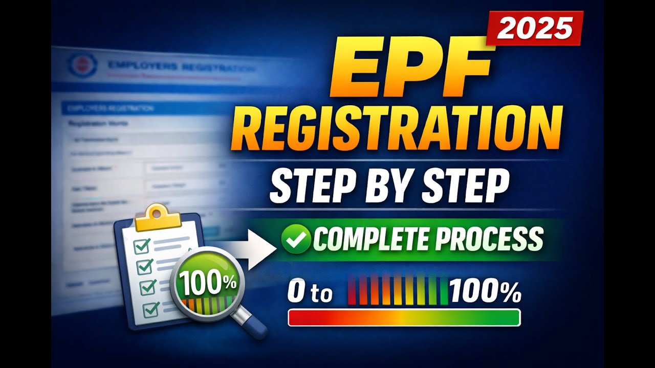 EPF Registration Online 2025 | Complete Step-by-Step Process (0 to 100%).EPF Registration Kaise Kare