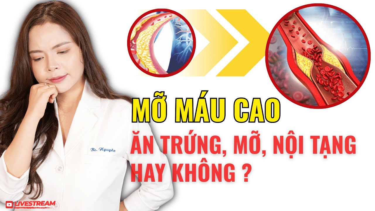 Mỡ máu cao có nên ăn trứng, mỡ, nội tạng hay không?