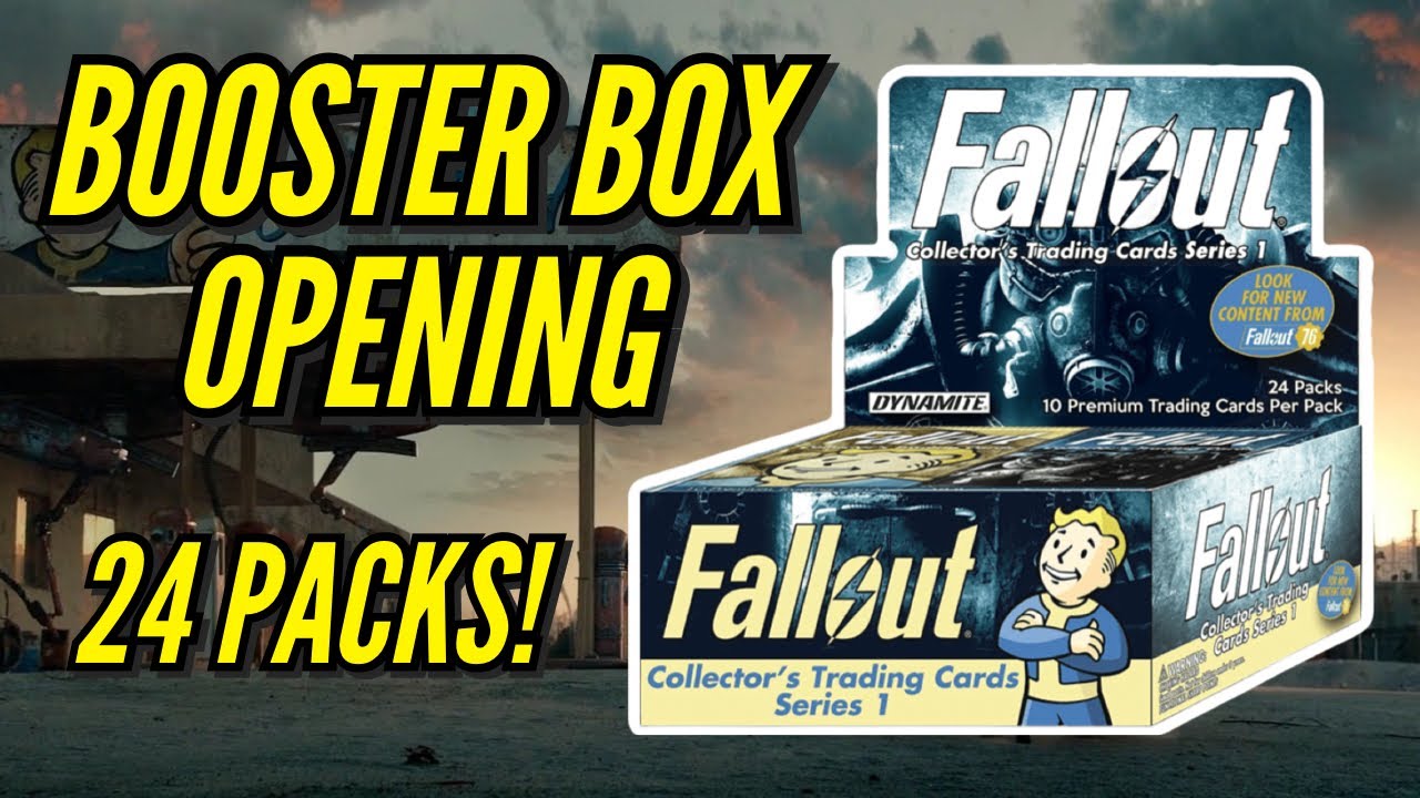 OPENING A FALLOUT TRADING CARDS BOOSTER BOX