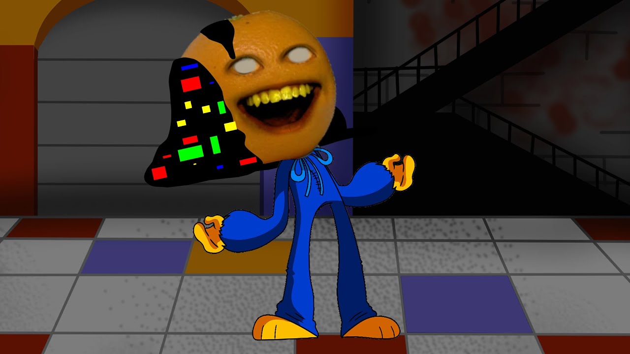 FNF Playtime But Corrupted Annoying Orange VS Huggy Wuggy | Playtime but Annoying Orange Sing It