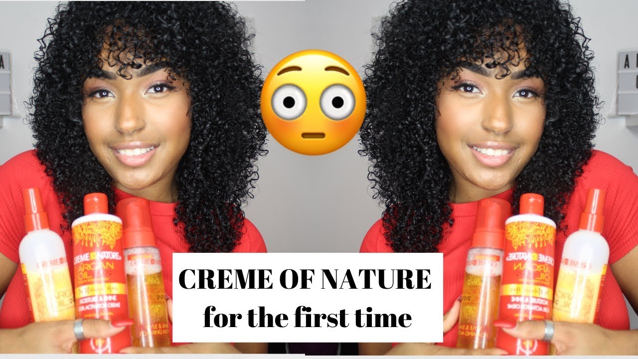 I tried the CREME OF NATURE with Argan oil from Morocco line | Patricia Bento