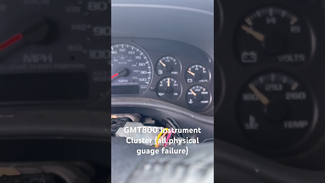 1999-2002 Chevy Silverado/Suburban Instrument Cluster Guage Failure
