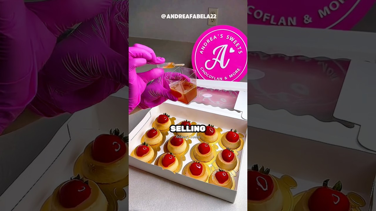 She turned simple dessert into a luxury business 🍰 #trending #smallbusinessidea