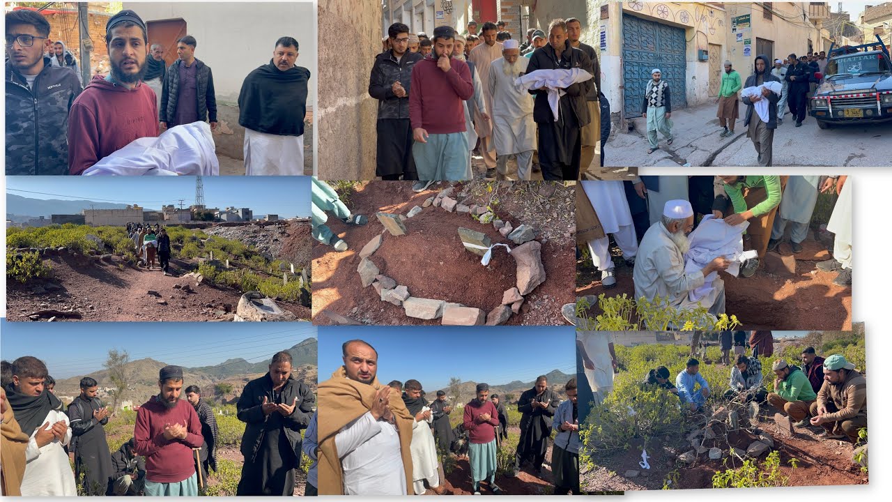 Abdul Allah son funeral prayer Namawar Khel Kotli Kalan