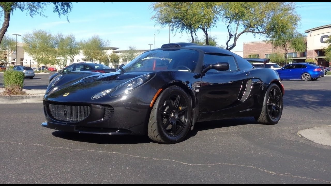 2008 Lotus Exige S 240 S240 in Black Paint & Engine Sound on My Car Story with Lou Costabile