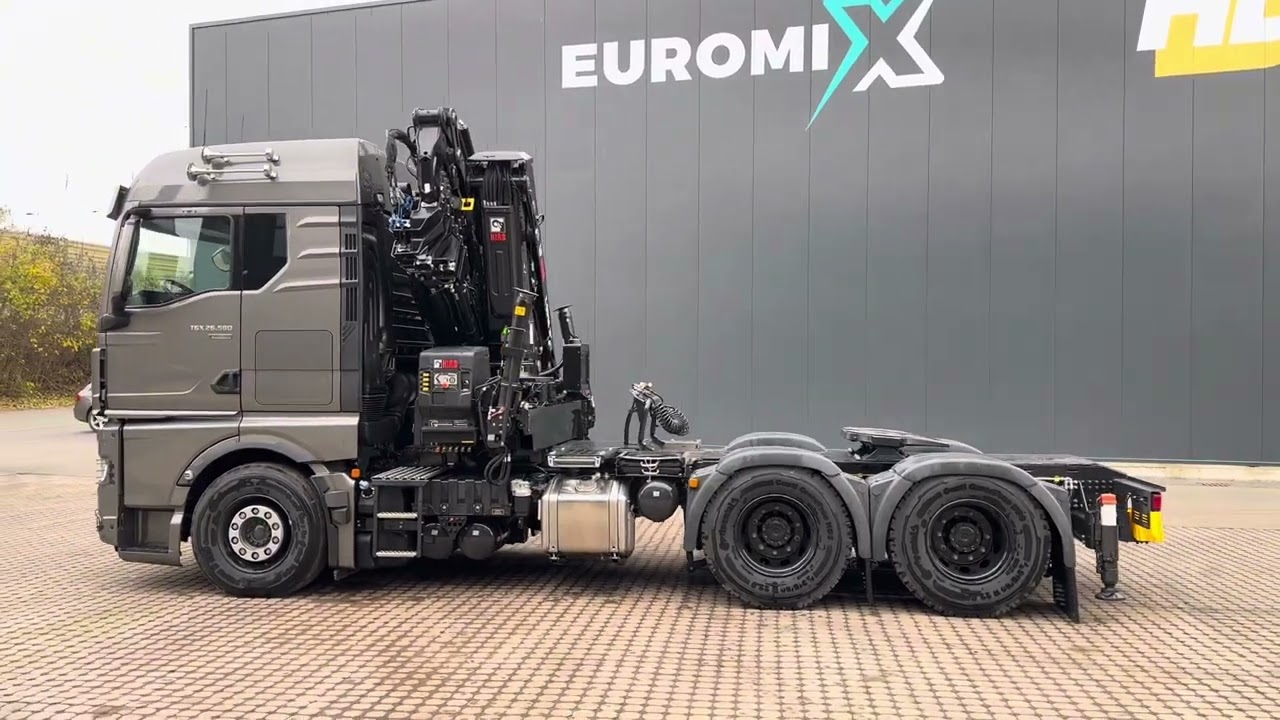 MAN TGX 26.580 6x4 Sattelzugmaschine HD Truck Solutions Kran HIAB X-HIPRO 302 E-6 JIB 70 X-4