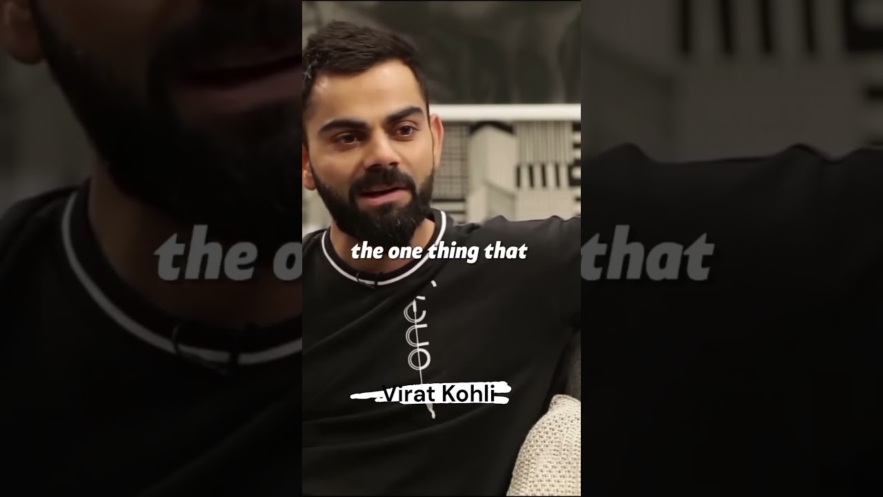 Virat Kohli's Descipline