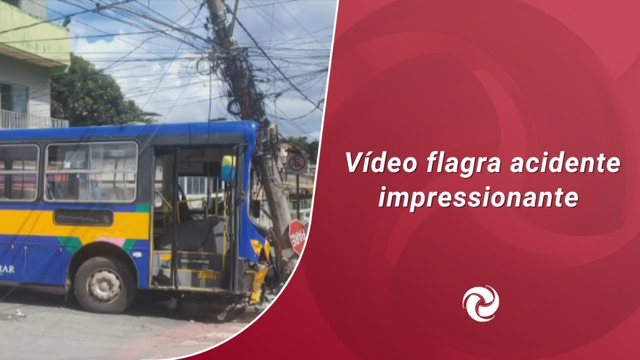 Vídeo flagra acidente impressionante