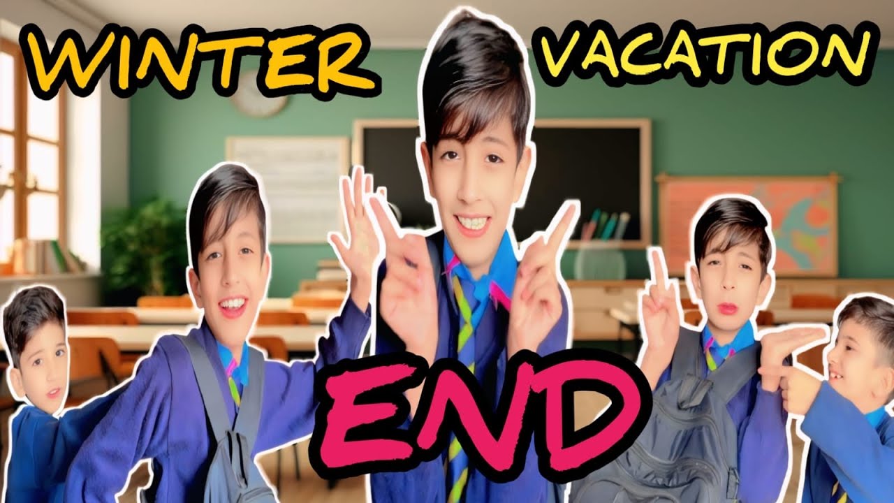 WINTER VACATION K BAD SCHOOL KA PEHLA DIN 