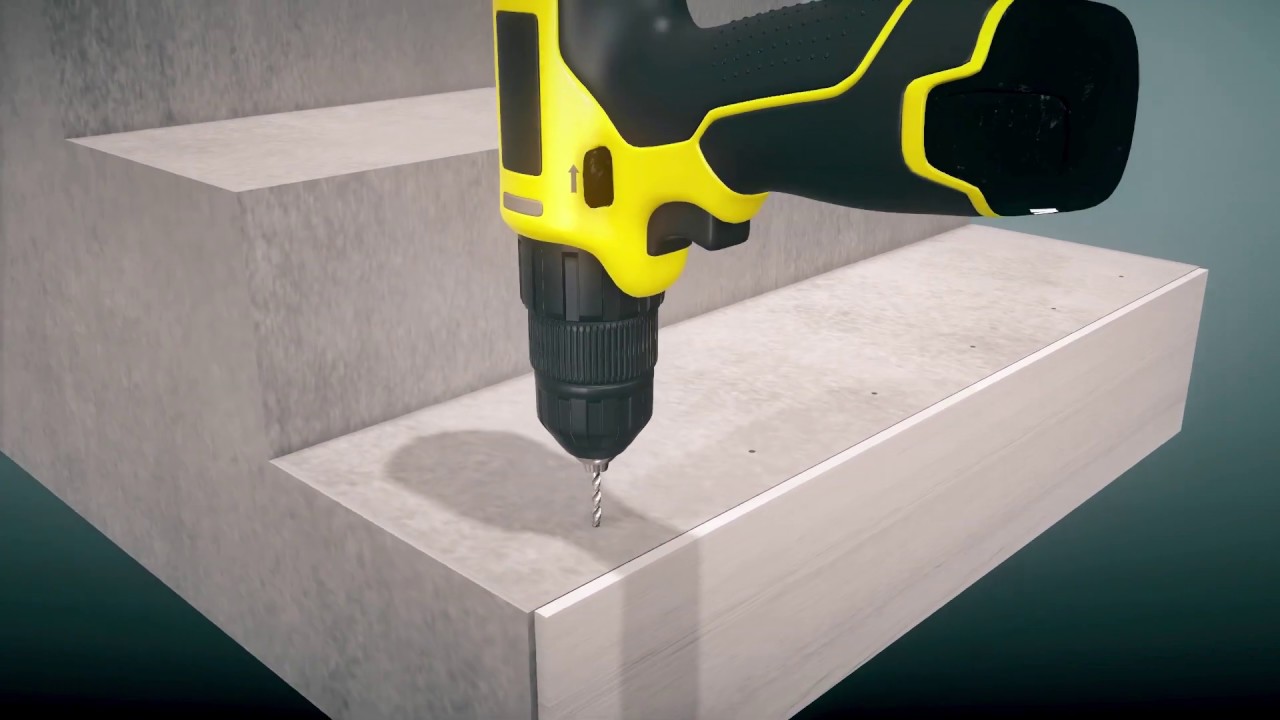 Betontreppe mit Laminat oder Parkett selbst verkleiden - Treppen aus Beton selber belegen