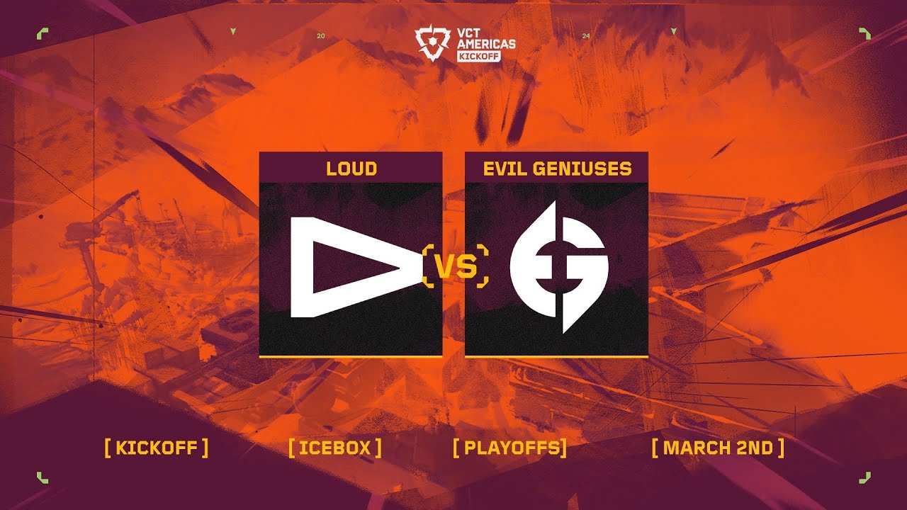 LOUD vs. Evil Geniuses - VCT Americas Kickoff - Playoffs - Map 2