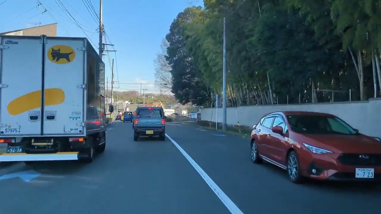 ドライブ　八王子市中野山王3丁目〜犬目町〜楢原町〜中野上町〜中野山王3丁目　2026 1.11