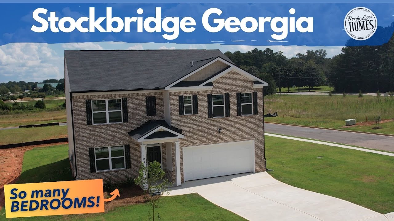 5BR 3 Bath Stockbridge GA New Construction Homes | DR Horton Hayden | Stockbridge Real Estate Agent
