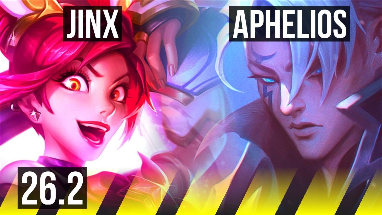 JINX & Milio vs APHELIOS & Leona (ADC) | 14k gold comeback, 61K damage | NA Challenger | 26.2