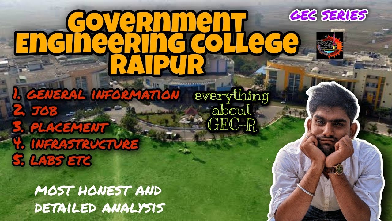 Government Engineering College Raipur Review | college, campus, placement|Shubham Pandey review GEC