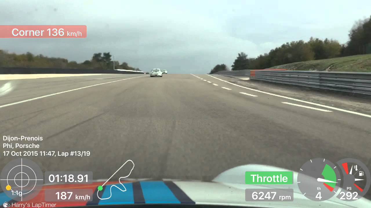 Dijon October 2015 Porsche Chase 991 GT3, 997 RS 4.0, 997 Turbo
