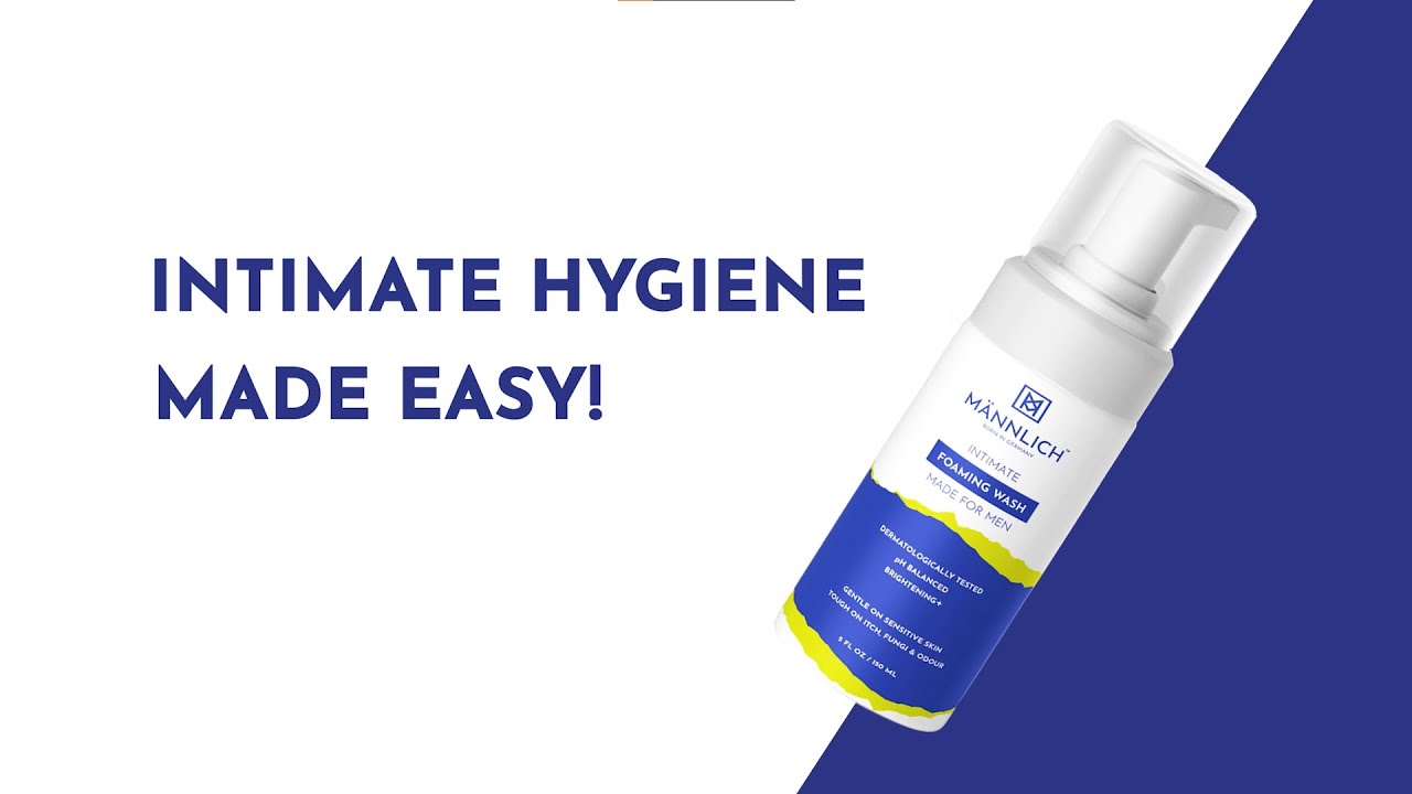 Mannlich Intimate/Private Foaming Wash | Made for Men | Intimate Hygiene Made Easy!