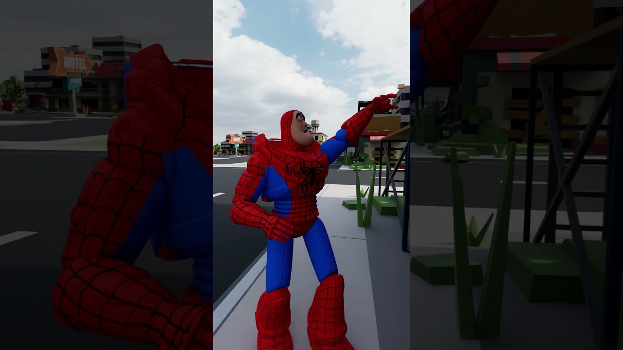 Lily vs Buzz Spider-Man: PRANK Reverse 😅 #poppyplaytimechapter5 #shorts #funny #spiderman #toystory
