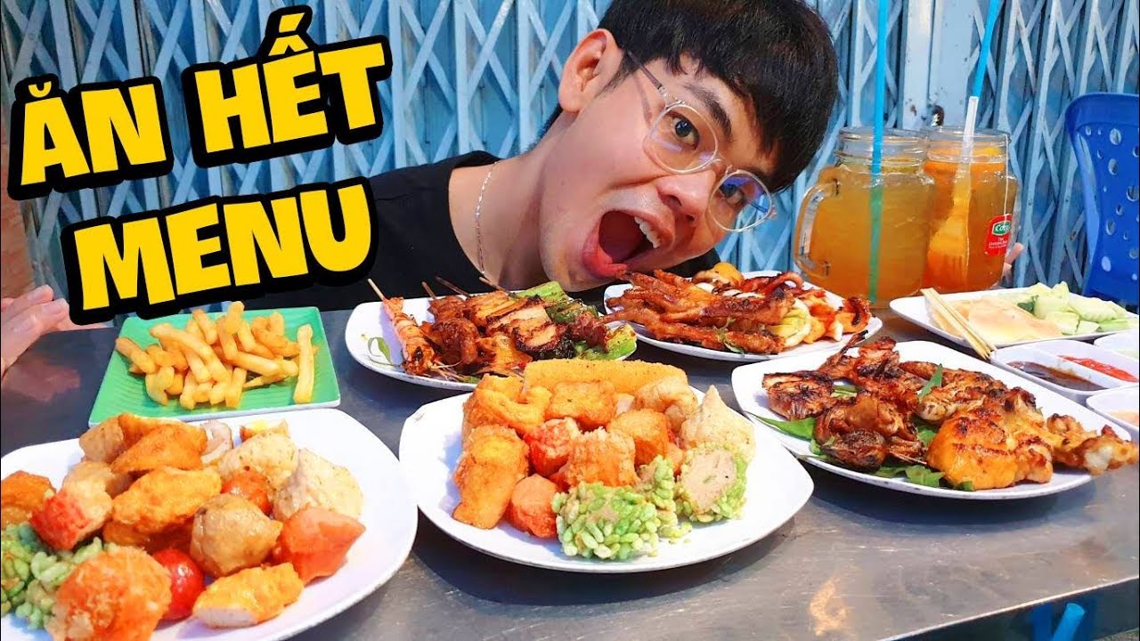 ĂN HẾT MENU CỦA QUÁN XIÊN QUE (Oops Banana)