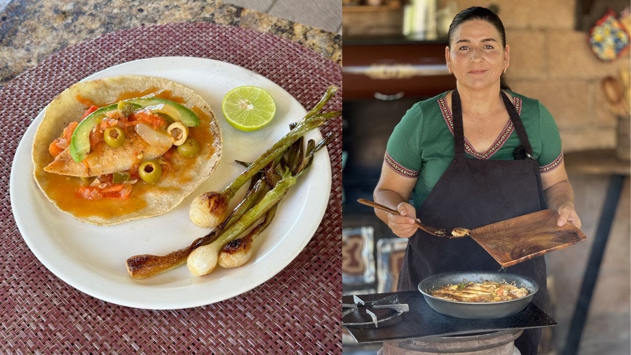 Filete de Pescado a la Mexicana - La Herencia de las Viudas