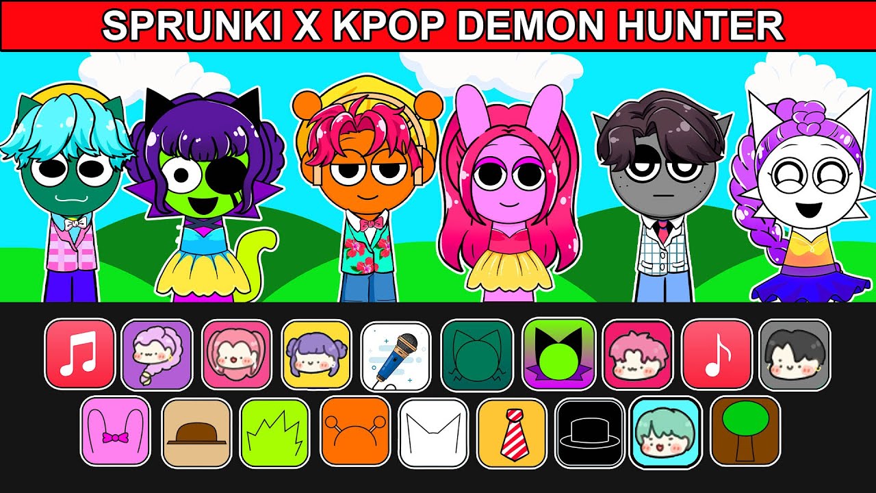 👻Paper DIY👻 Sprunki x K-pop Demon Hunters: Epic Transformations! New MOD | DIY kertas buku👻