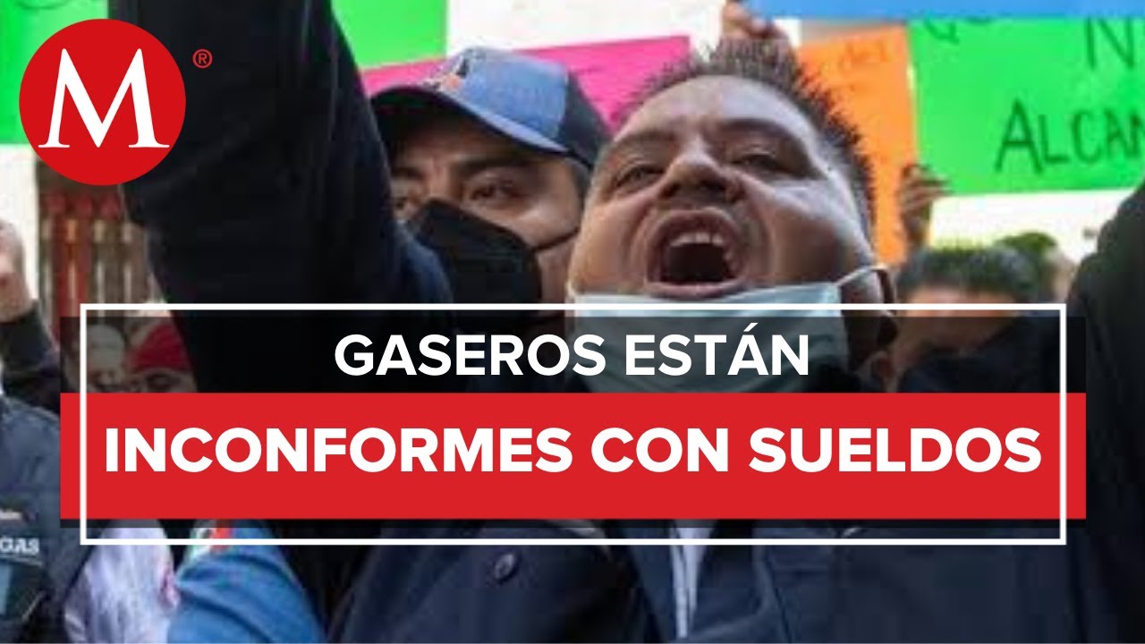Gaseros de la CdMx protestan por inconformidad con sus sueldos