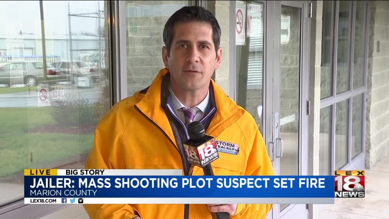Jailer: Mass Shooting Plot Suspect Set Fire