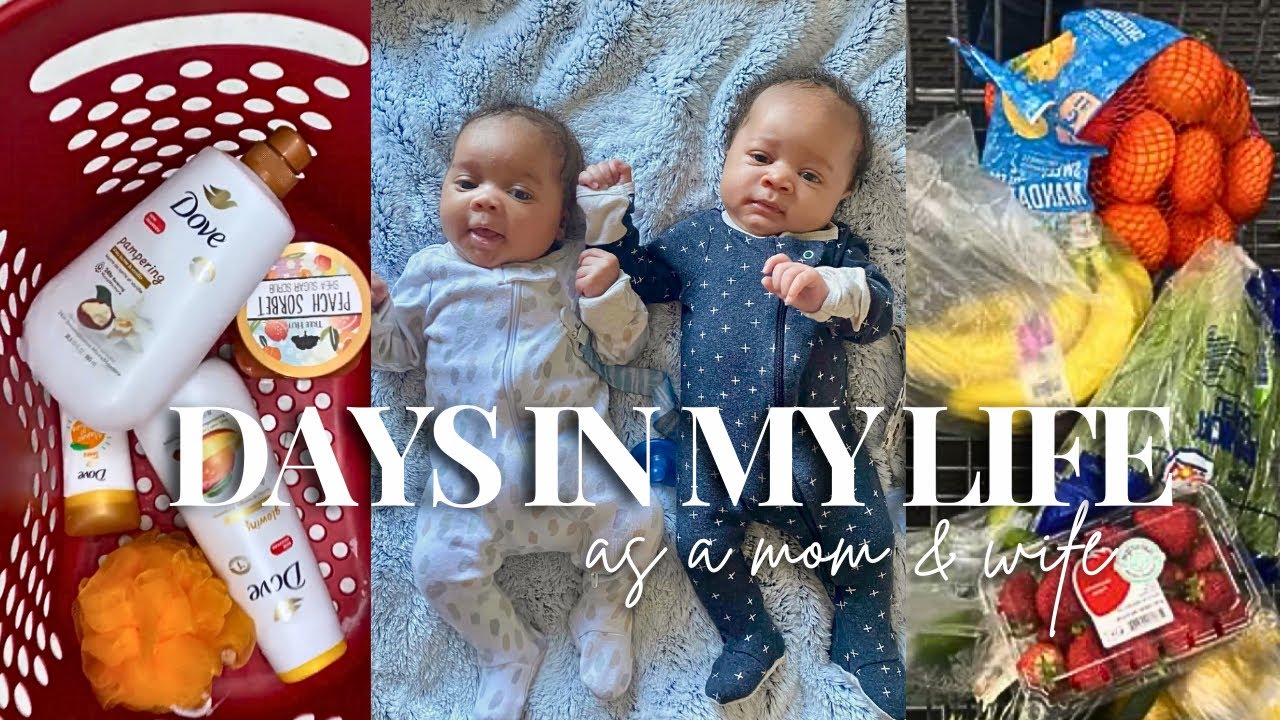 WEEK IN THE LIFE OF A MOM OF 3 | hygiene shopping groceries + errands | Shalita Kristina