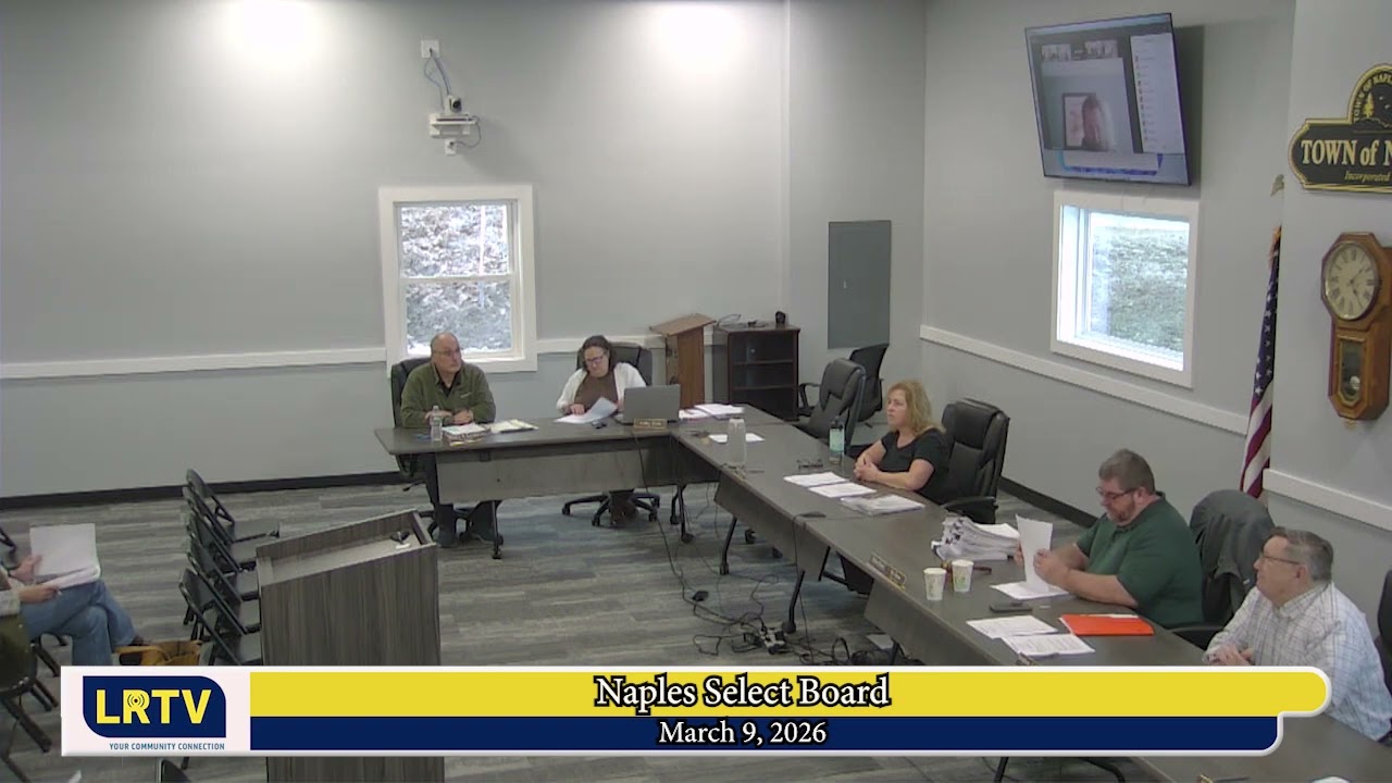 Naples Select Board 3-9-2026
