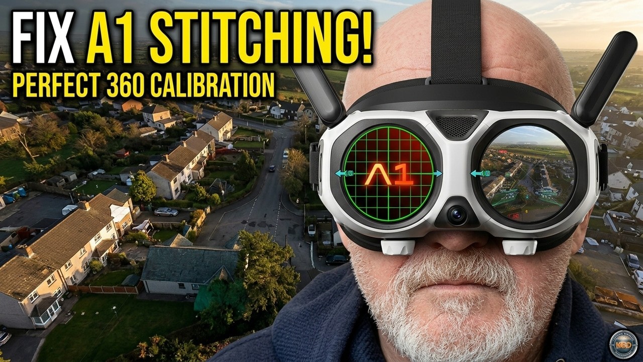 8K Drone Stitching Correction | Insta360 Perfect Calibration #howto