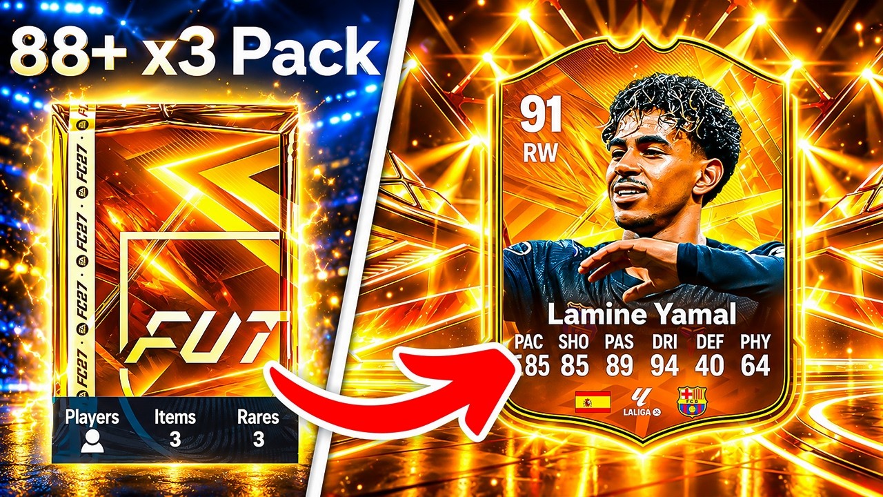 3 ПАКА С ИГРОКАМИ 88+! 🔥 FC 27 Ultimate Team