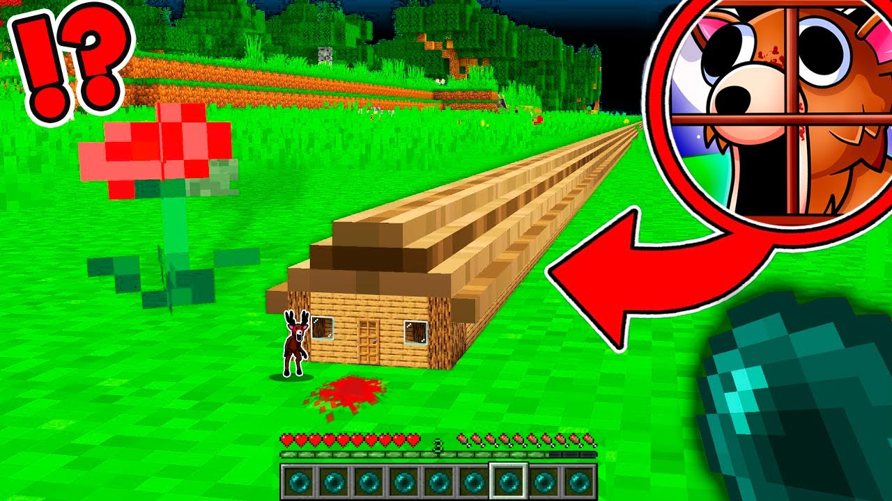 ¡Encontramos la MINI CASA de 99 NOCHES en el BOSQUE en Minecraft!