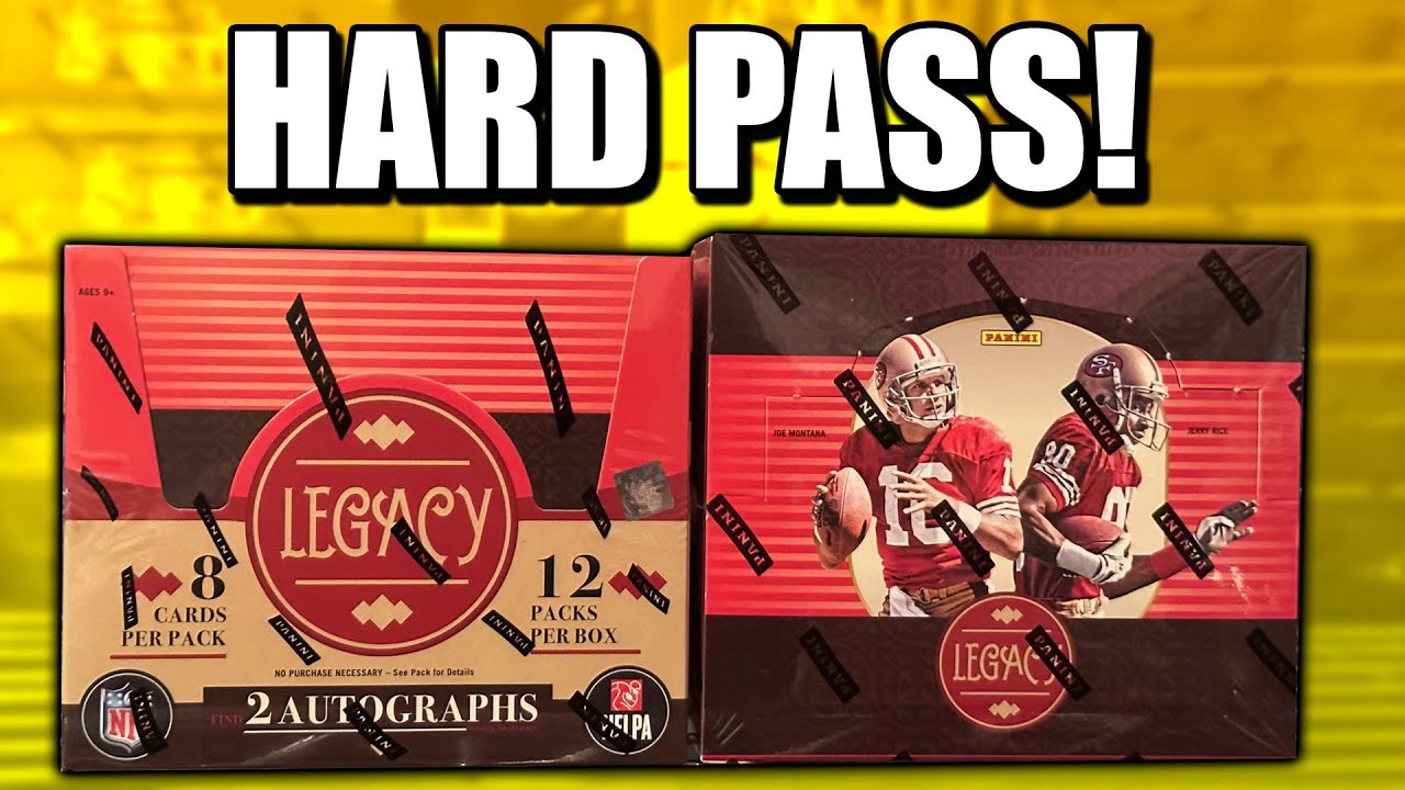 HARD PASS AT $180/BOX  | 2023 Panini Legacy NFL Hobby Box Review