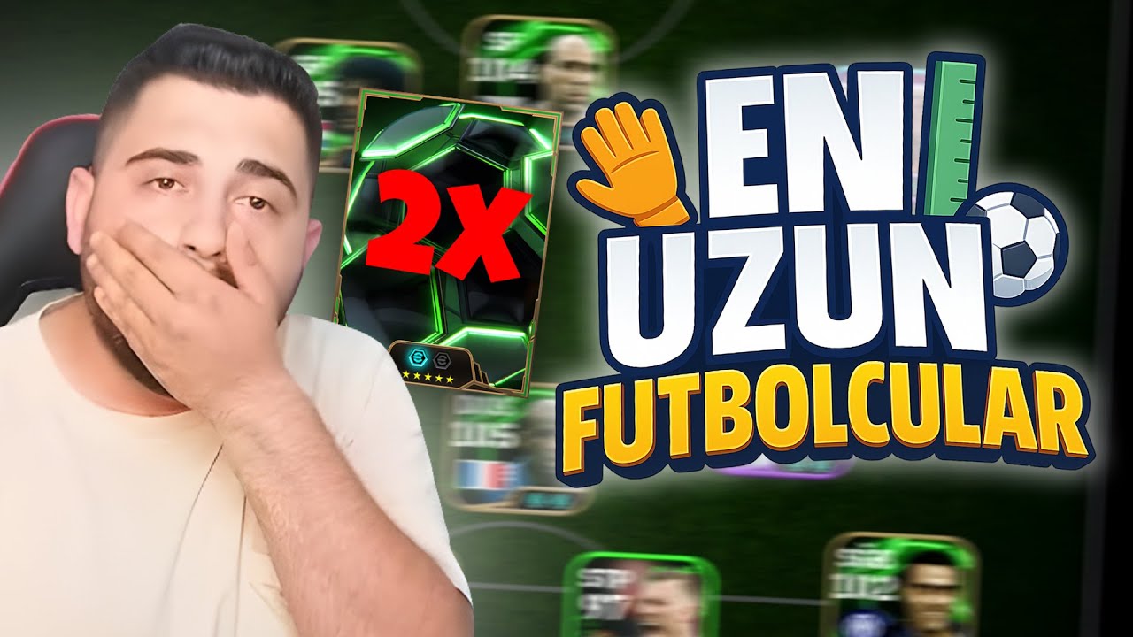 EN UZUN FUTBOLCULAR ile OYNADIM! 📏 KAYBEDERSEM 2 EPİK SİLERİM! 🥶 eFootball Mobile 2025