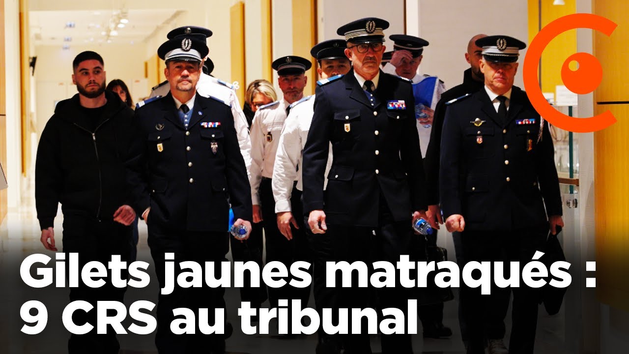 Gilets jaunes matraqués : 9 CRS au tribunal pour violences volontaires aggravées