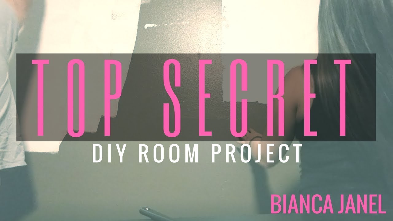 TOP SECRET COUPLE PROJECT | DIY | BEDROOM MAKE OVER |  BIANCA JANEL